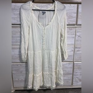 American Eagle Outfitters Sheer Sundress / Dress / Lace / Buttons / Juniors